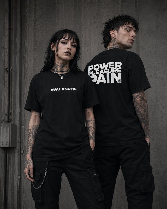 T-Shirt "Power Pleasure Pain"